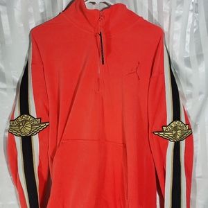 Air Jordan Wings Flight velour Pullover half zip